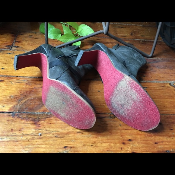 Diesel ankle boots circa 2000 (black leather) - Picture 3 of 5